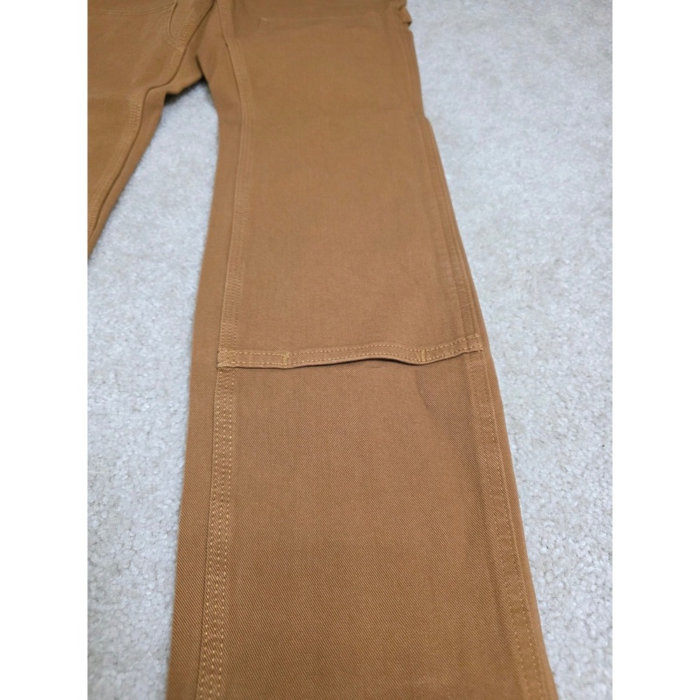 Carhartt women Rugged Flex Relaxed Fit Twill Double Front Work Pants Brown 8R - Picture 3 of 7